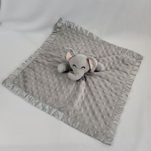 Grey Elephant Security Blanket Lovey
